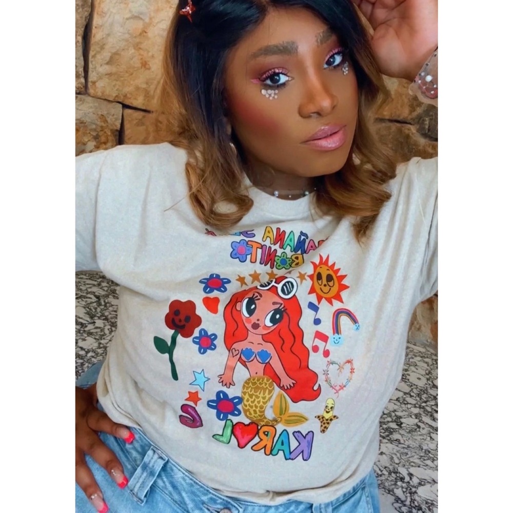 Karol G Mermaid Graphic T-Shirt